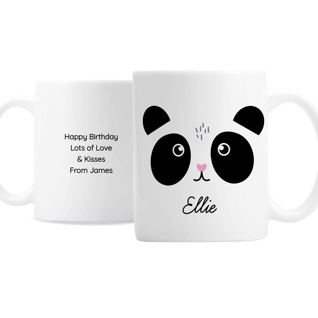 Personalised Memento Mugs Personalised Cute Panda Face Mug