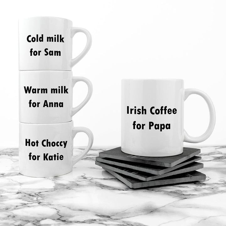 Personalised Daddy &amp; Me Tea Time Mugs