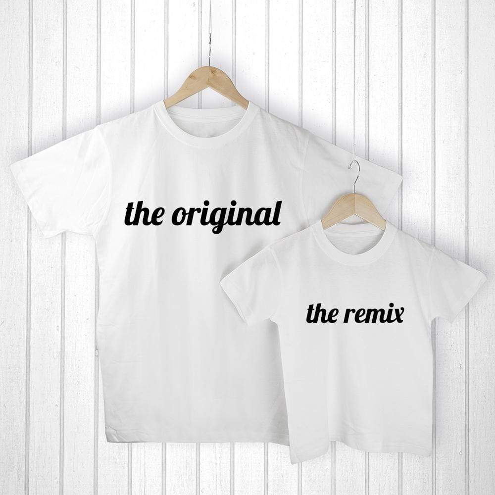 Treat Personalised Daddy And Me Original White T-Shirts