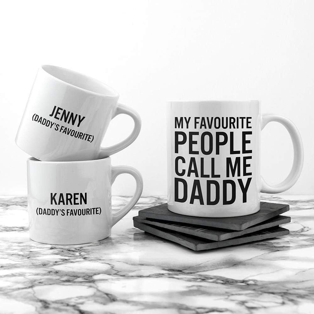 Treat Personalised Daddy &amp; Me Favourite People Mugs