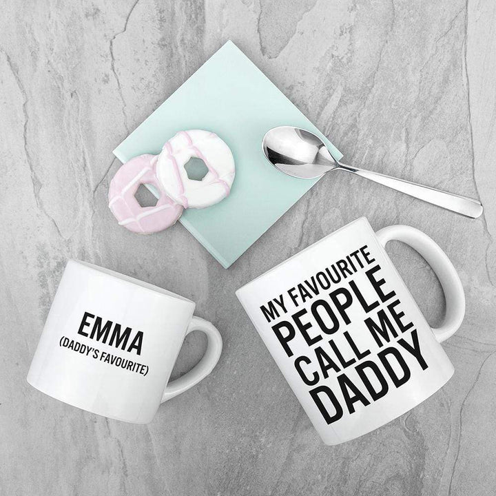Treat Personalised Daddy &amp; Me Favourite People Mugs