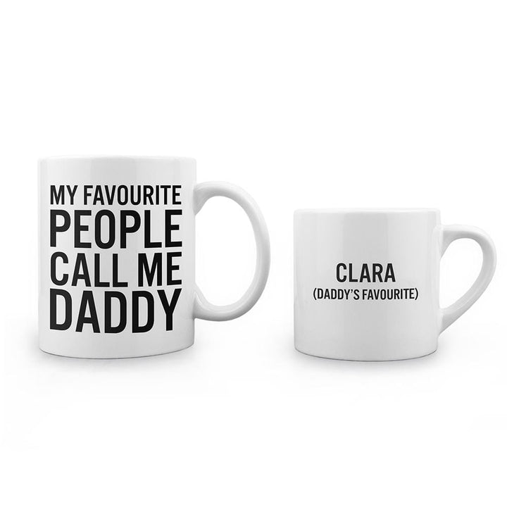 Treat Personalised Daddy &amp; Me Favourite People Mugs