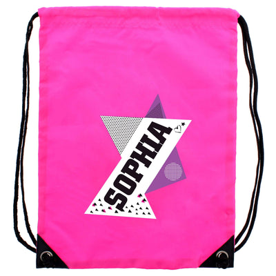 Personalised Memento Textiles Personalised Dance Pink Kit Bag