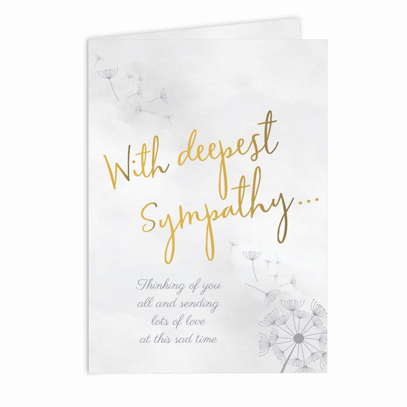 Personalised Memento Greetings Cards Personalised Deepest Sympathy Card