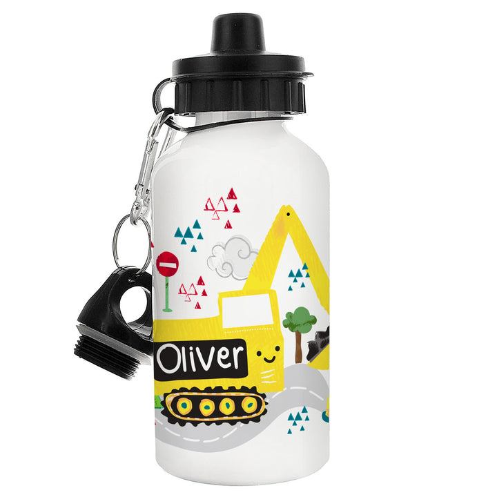 Personalised Memento Mealtime Essentials Personalised Digger Drinks Bottle