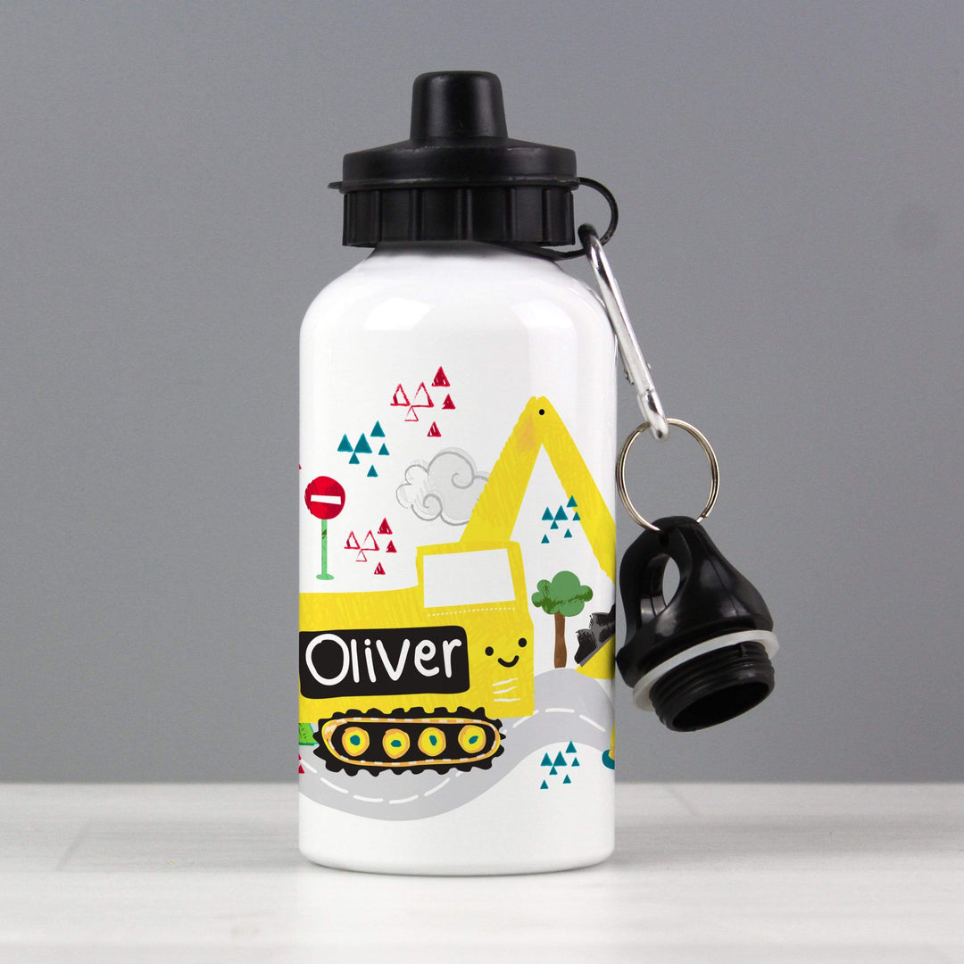 Personalised Memento Mealtime Essentials Personalised Digger Drinks Bottle