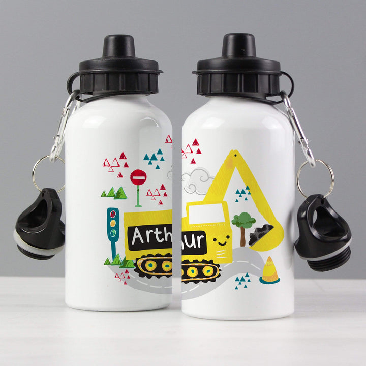 Personalised Memento Mealtime Essentials Personalised Digger Drinks Bottle