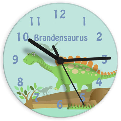 Personalised Memento Clocks & Watches Personalised Dinosaur Clock