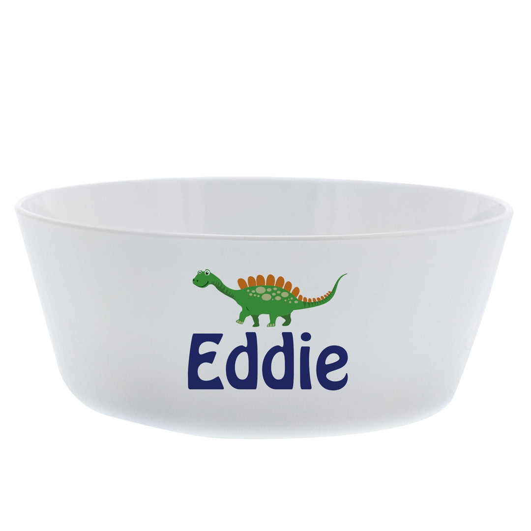 Personalised Memento Personalised Dinosaur Plastic Bowl