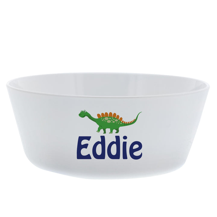 Personalised Memento Personalised Dinosaur Plastic Bowl
