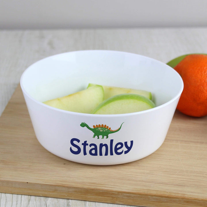 Personalised Memento Personalised Dinosaur Plastic Bowl