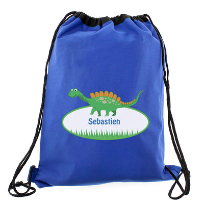 Personalised Memento Textiles Personalised Dinosaur Swim & Kit Bag