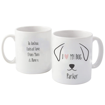 Personalised Memento Mugs Personalised Dog Features Mug