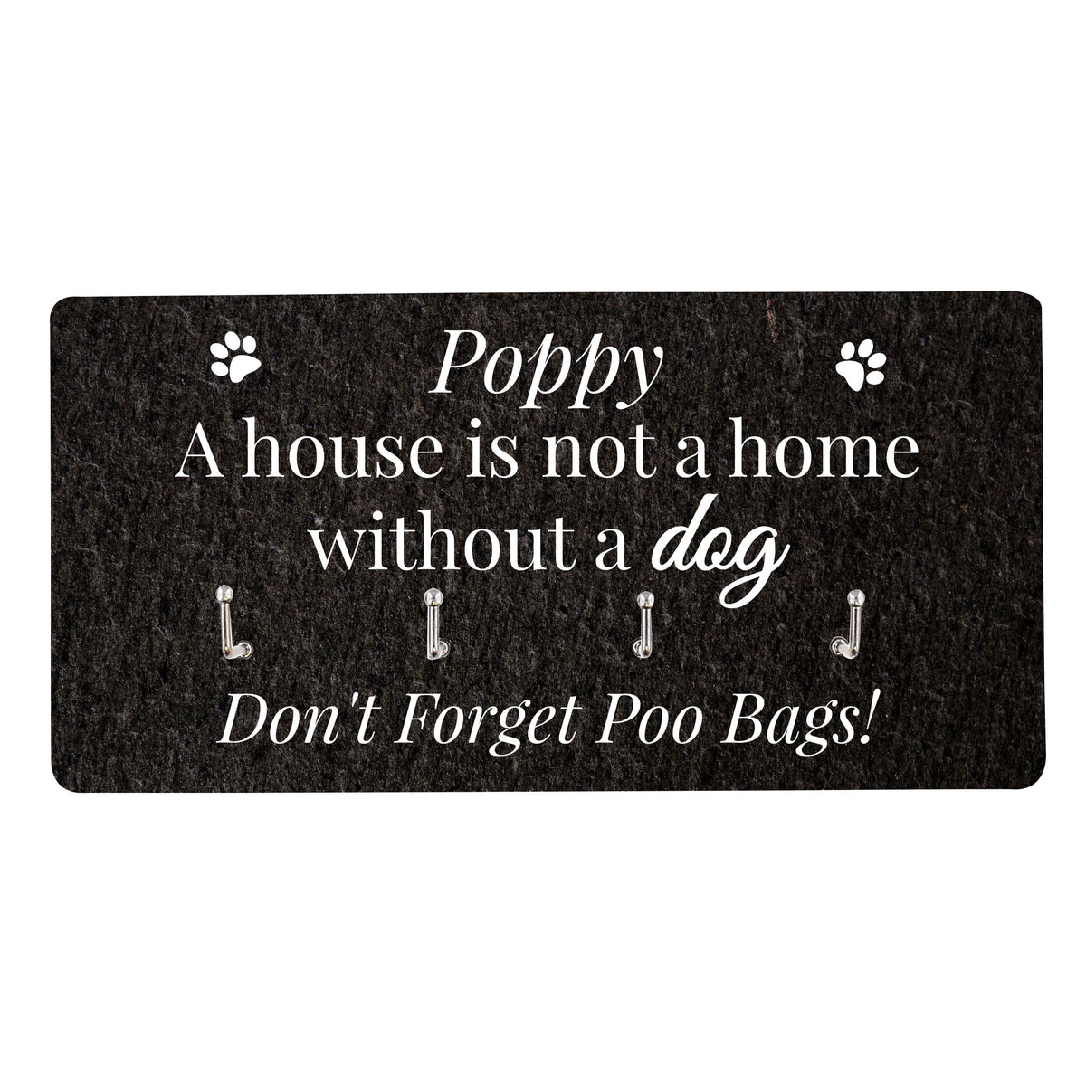 Personalised Memento Wooden Personalised Dog Lead Hooks