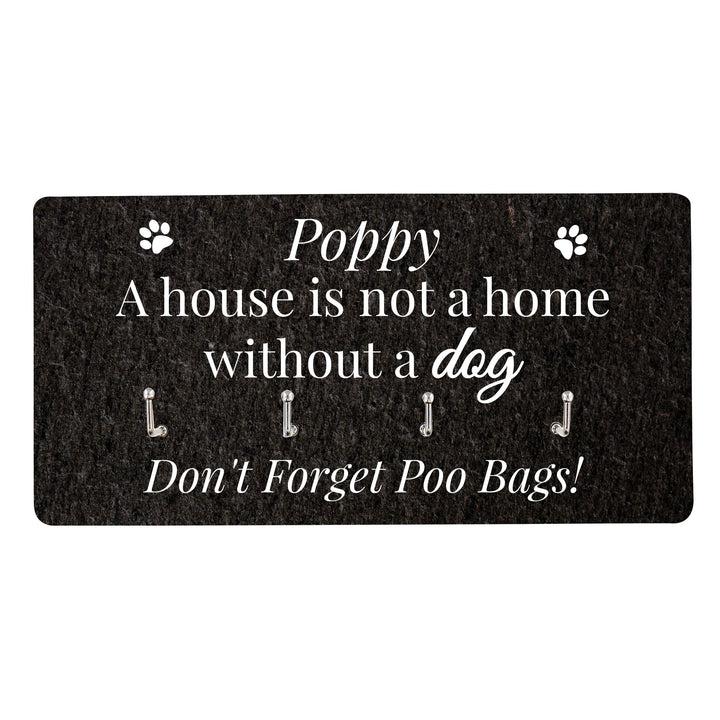 Personalised Memento Wooden Personalised Dog Lead Hooks