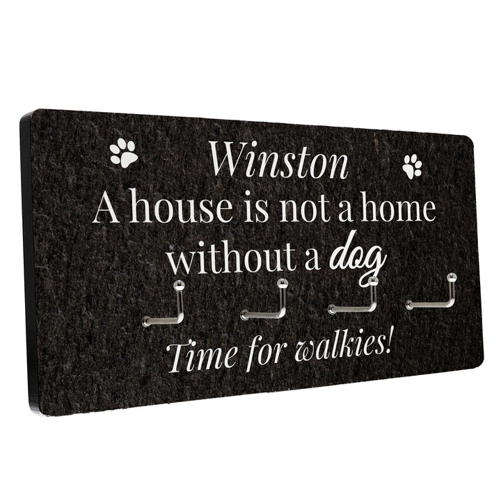 Personalised Memento Wooden Personalised Dog Lead Hooks