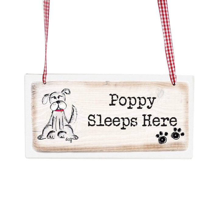 Personalised Memento Wooden Personalised Dog Wooden Sign