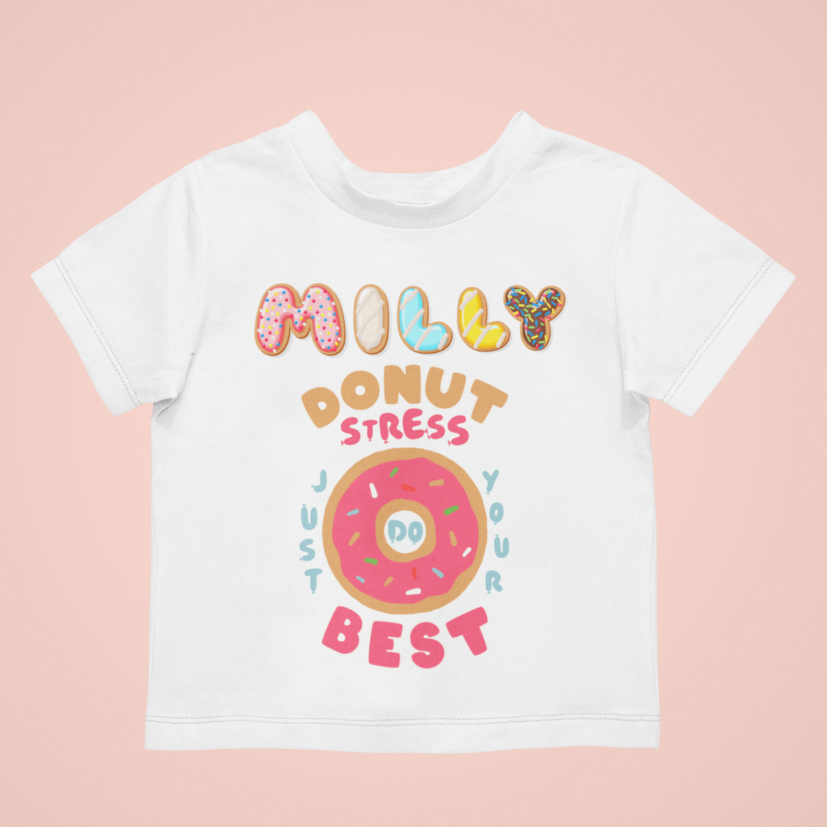 The Little Personal Shop Personalised Donut Stress Design