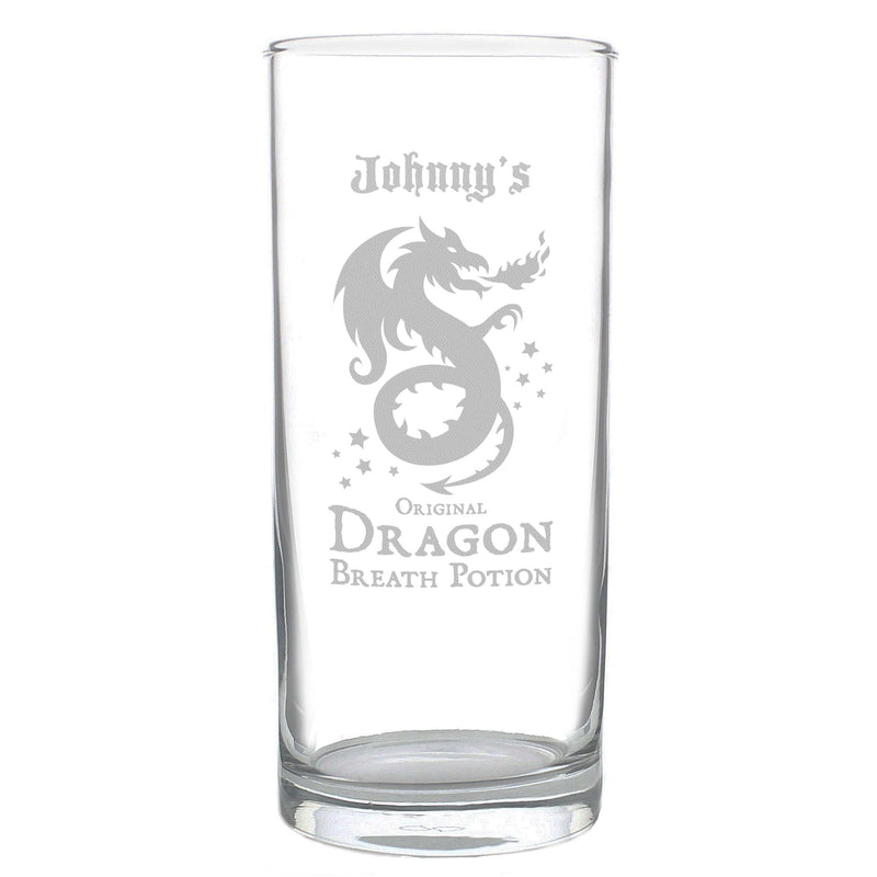 Personalised Memento Glasses & Barware Personalised Dragon Breath Potion Hi Ball Glass