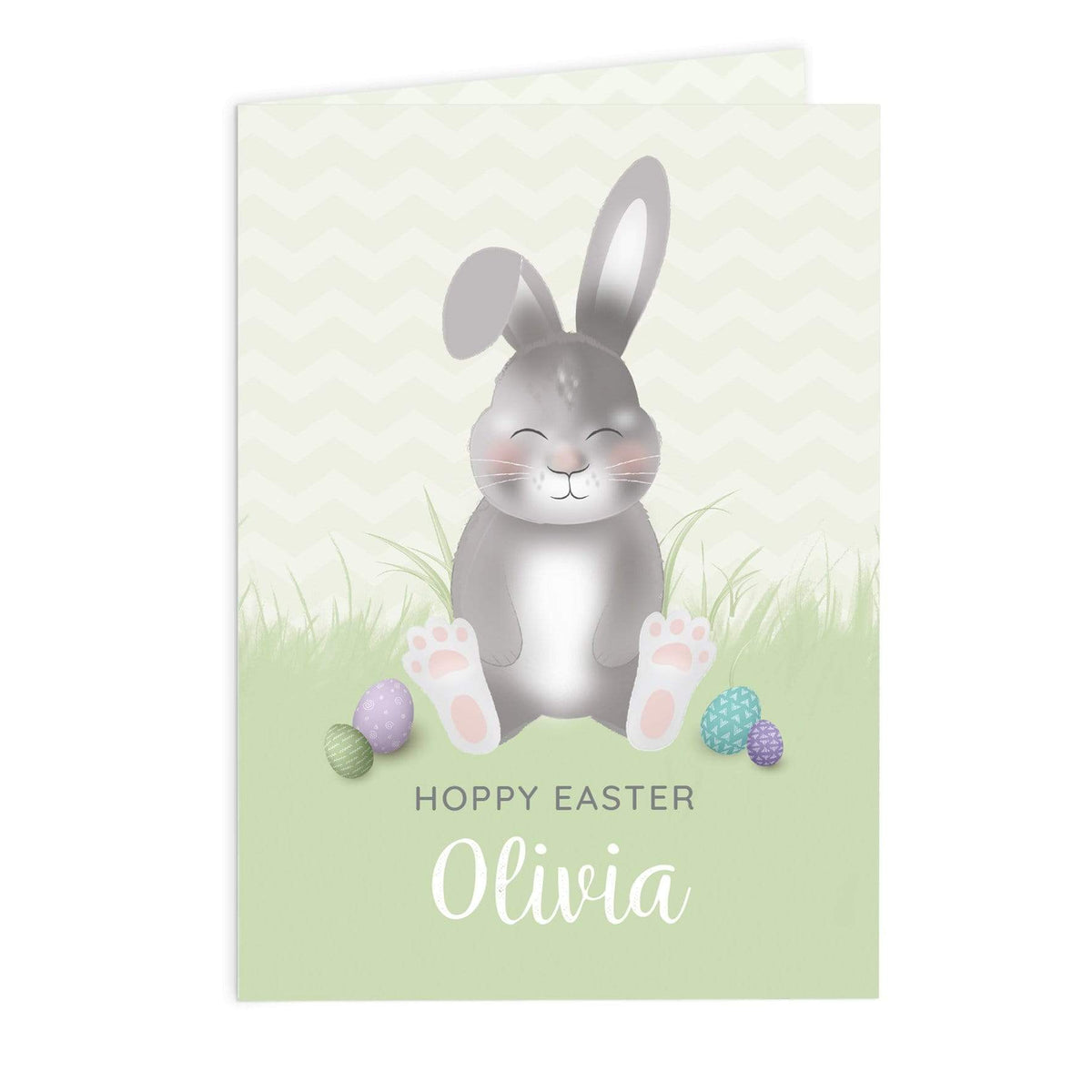 Personalised Memento Greetings Cards Personalised Easter Bunny Card