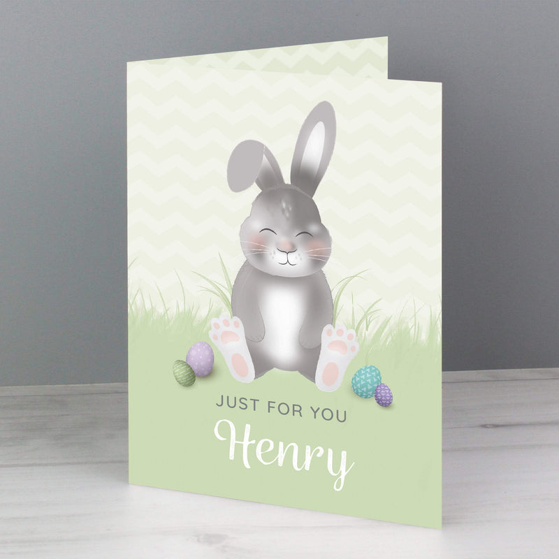 Personalised Memento Greetings Cards Personalised Easter Bunny Card