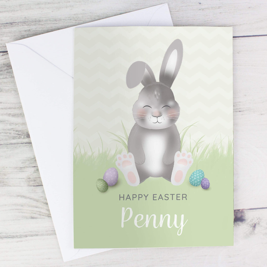 Personalised Memento Greetings Cards Personalised Easter Bunny Card