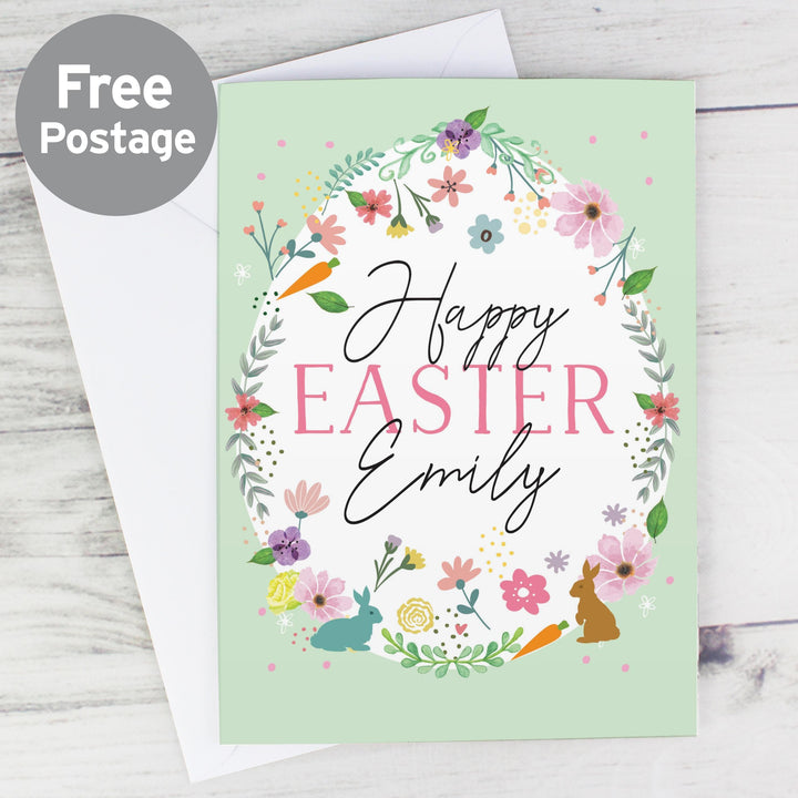 Personalised Memento Personalised Easter Springtime Card