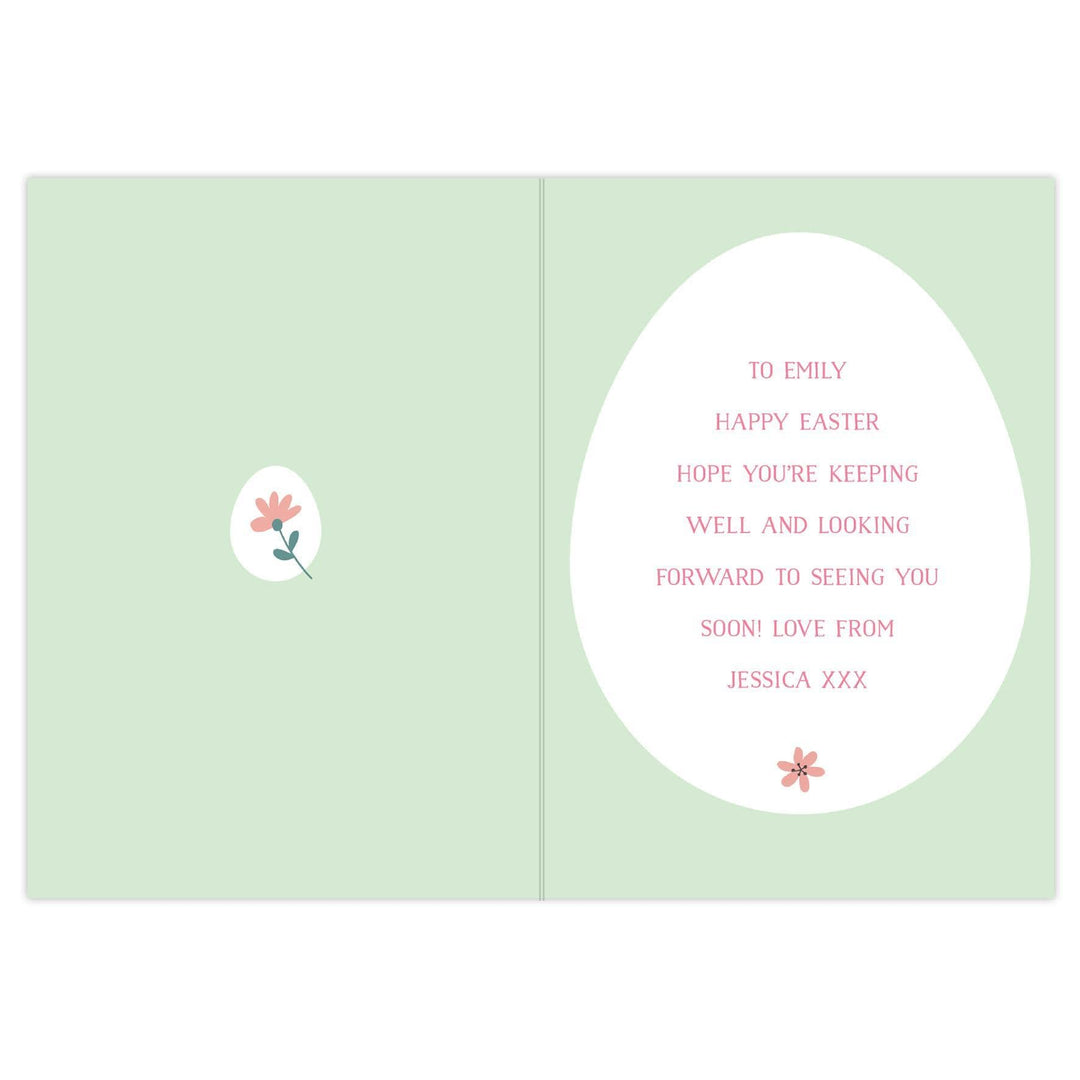 Personalised Memento Personalised Easter Springtime Card
