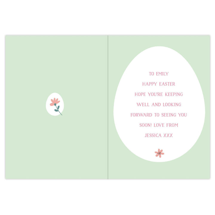 Personalised Memento Personalised Easter Springtime Card