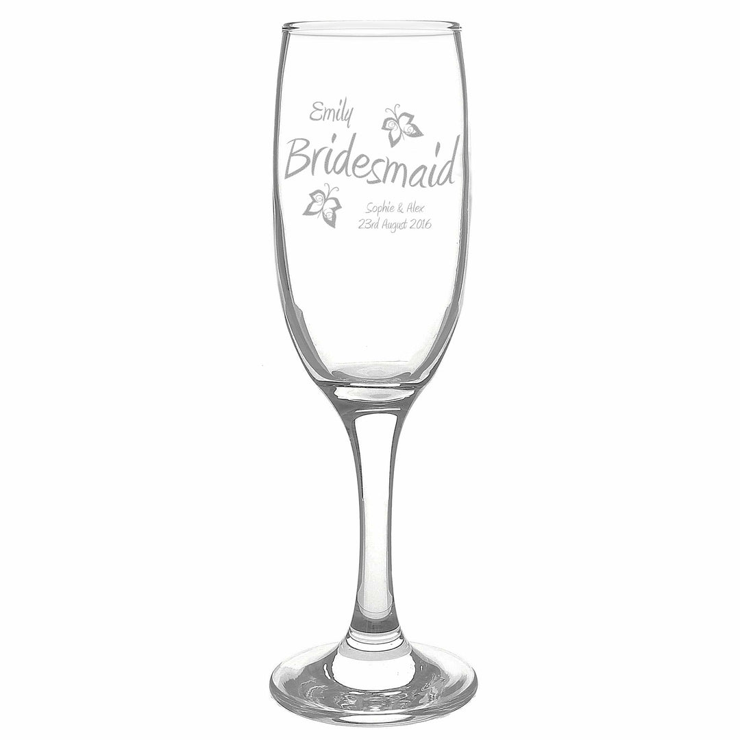 Personalised Memento Glasses &amp; Barware Personalised Elegance Flute