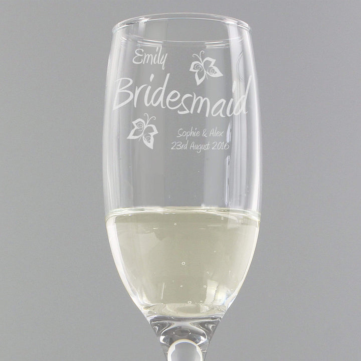 Personalised Memento Glasses &amp; Barware Personalised Elegance Flute