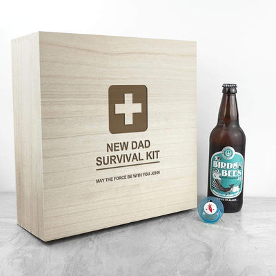 Treat Large Personalised Emergency New Dad Kit