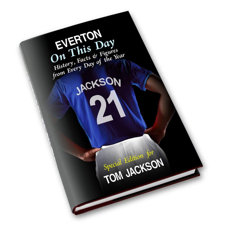 Personalised Memento Books Personalised Everton on this Day Book