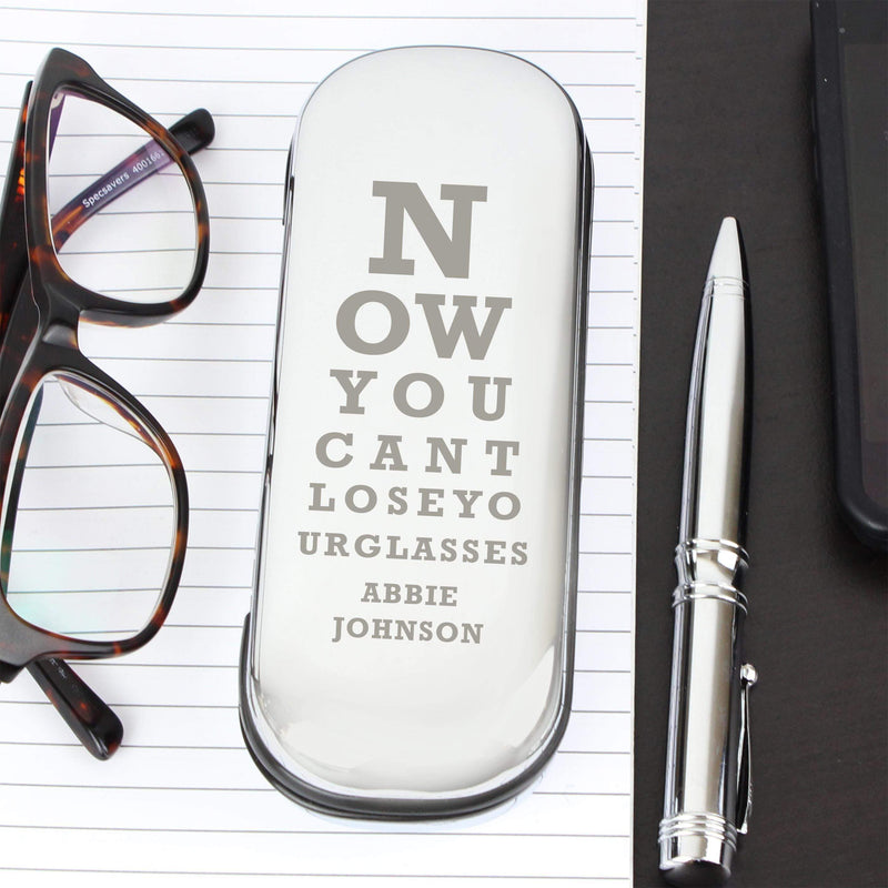 Personalised Memento Personalised Eye Exam Glasses Case