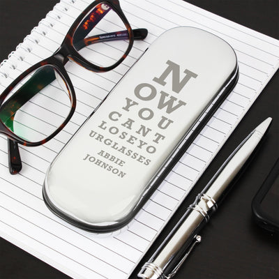 Personalised Memento Personalised Eye Exam Glasses Case