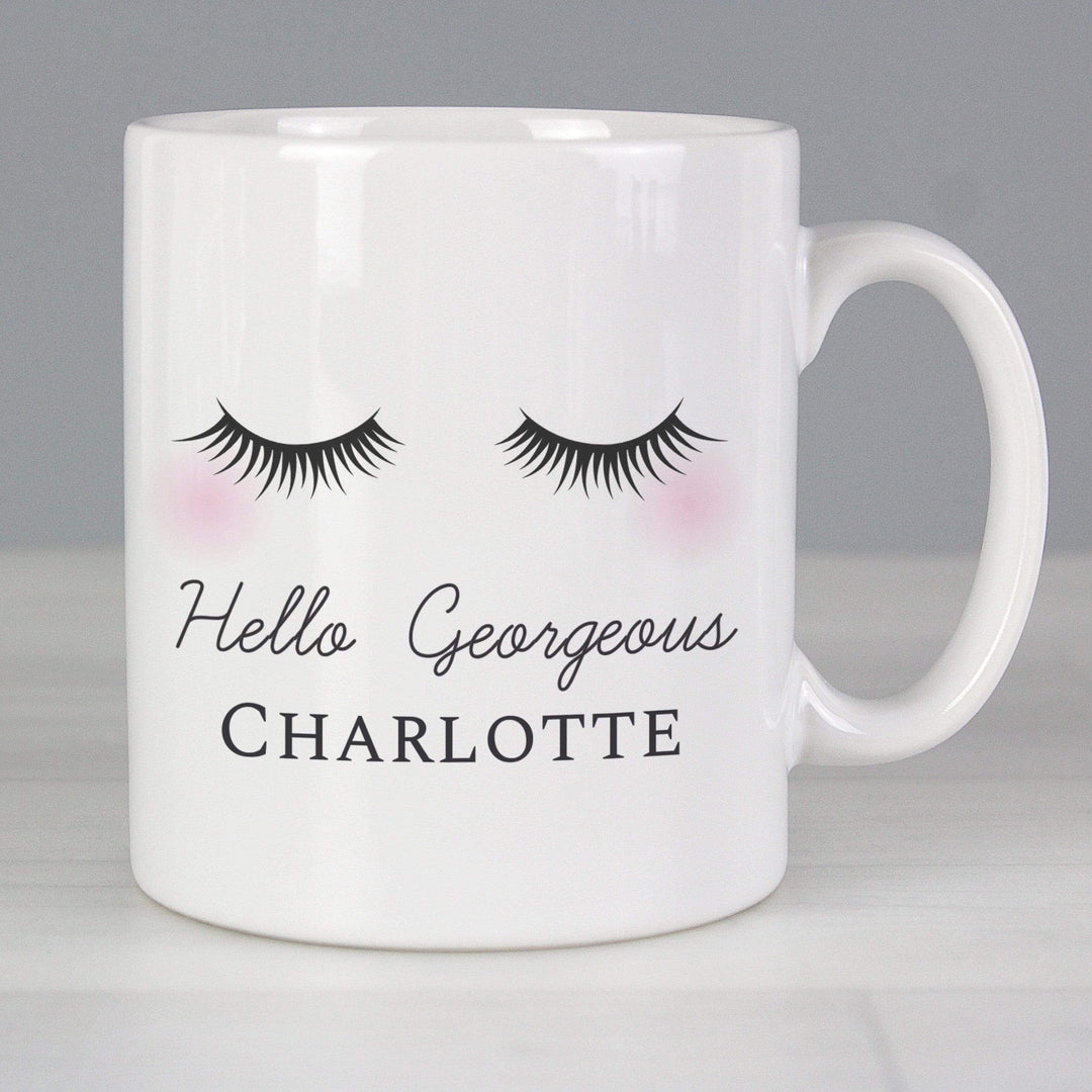 Personalised Memento Mugs Personalised Eyelashes Mug