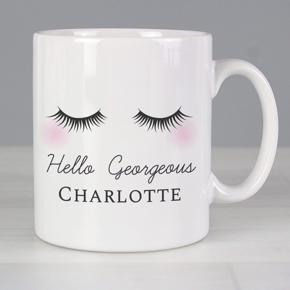 Personalised Memento Mugs Personalised Eyelashes Mug