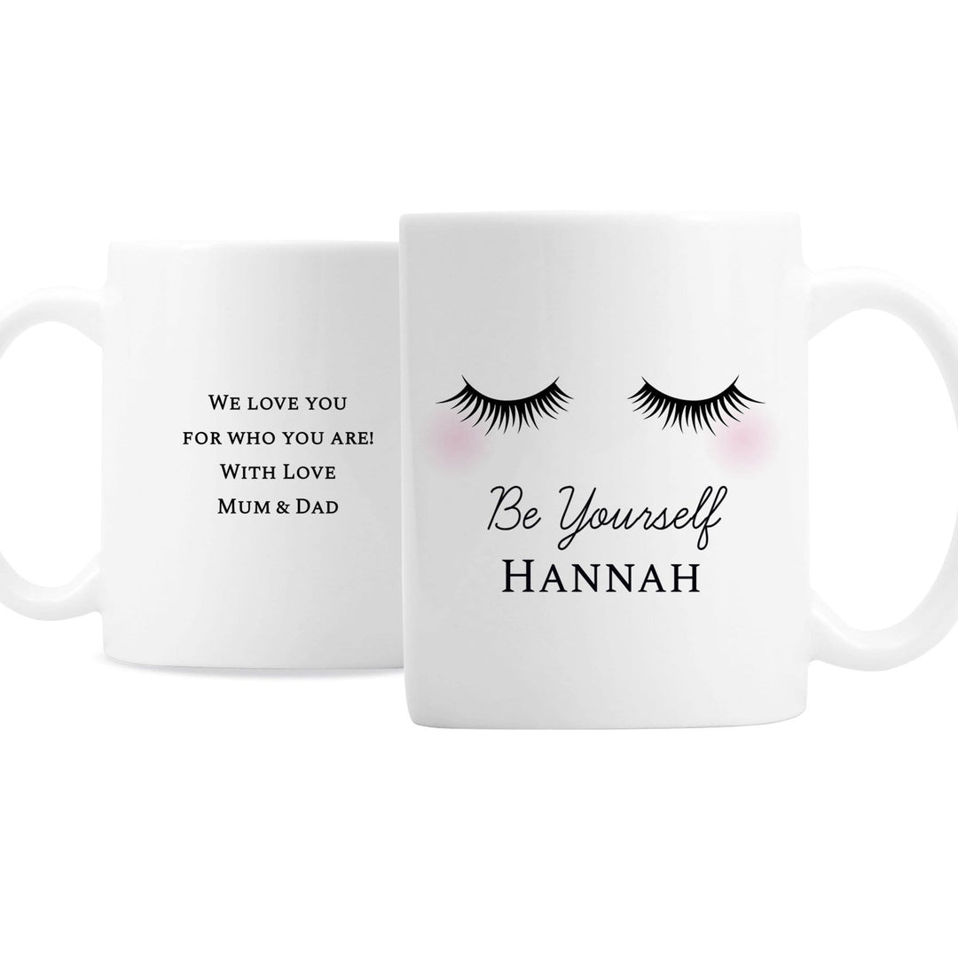 Personalised Memento Mugs Personalised Eyelashes Mug