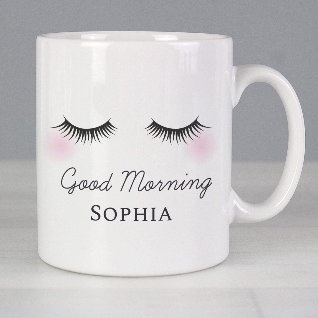 Personalised Memento Mugs Personalised Eyelashes Mug
