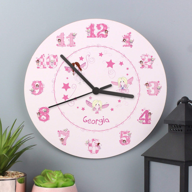 Personalised Memento Clocks & Watches Personalised Fairy Clock