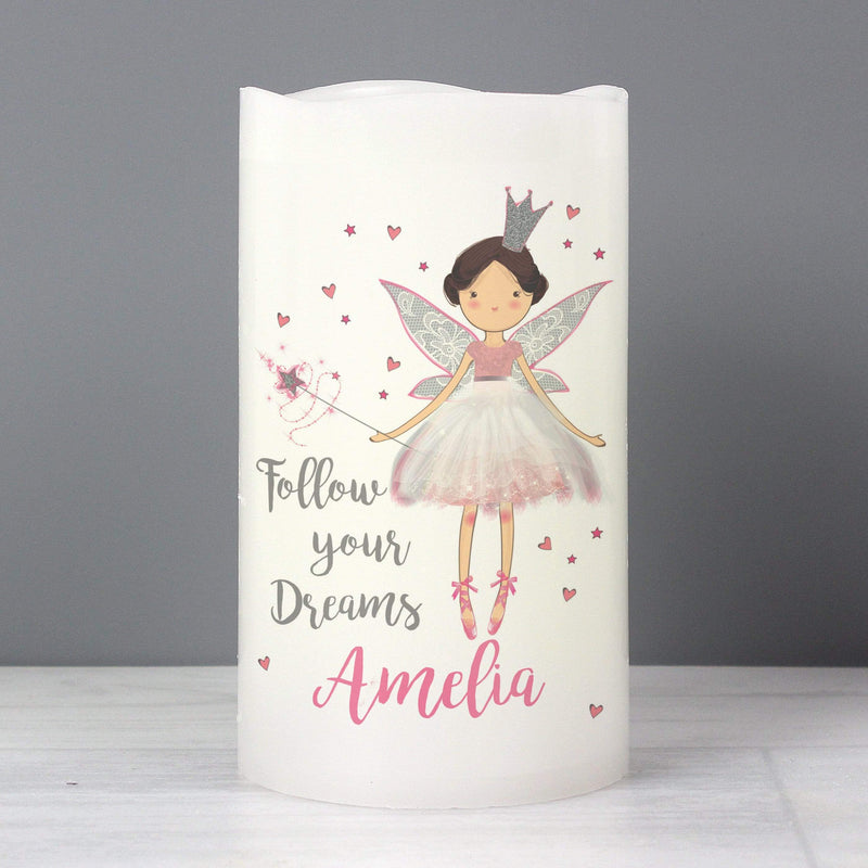 Personalised Memento LED Lights, Candles & Decorations Personalised Fairy Princess Nightlight LED  Candle