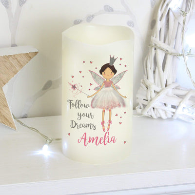 Personalised Memento LED Lights, Candles & Decorations Personalised Fairy Princess Nightlight LED  Candle