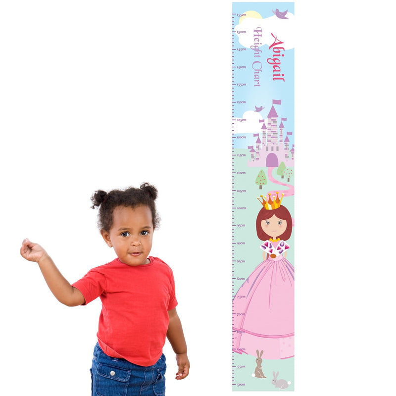 Personalised Memento Keepsakes Personalised Fairy Tale Princess Height Chart