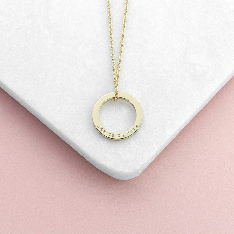 Treat Personalised Family Ring Necklace