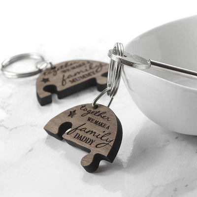 Treat Personalised Family Together Keyring