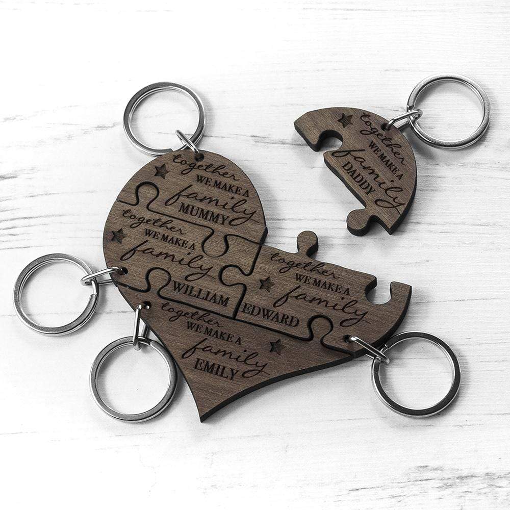 Treat Personalised Family Together Keyring
