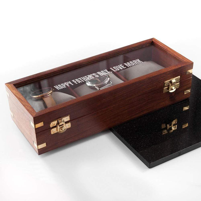 Treat Personalised Wooden Watch Box