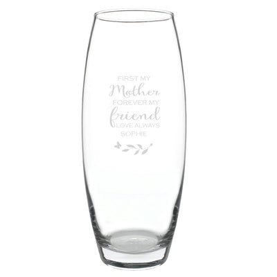 Personalised Memento Vases Personalised 'First My Mother, Forever My Friend' Bullet Vase