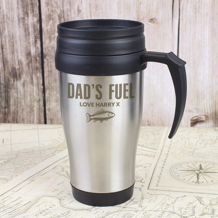 Personalised Memento Mugs Personalised Fishing Travel Mug