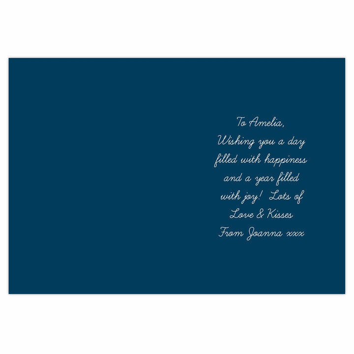Personalised Memento Greetings Cards Personalised Floral Age Birthday Card